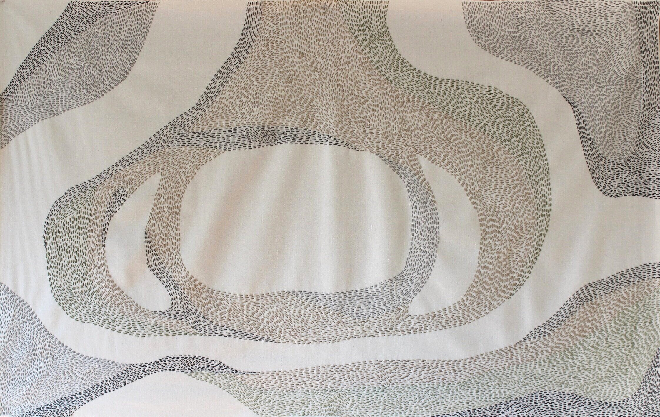 Chloe Mae Baker, Untitled, 2021, embroidery.