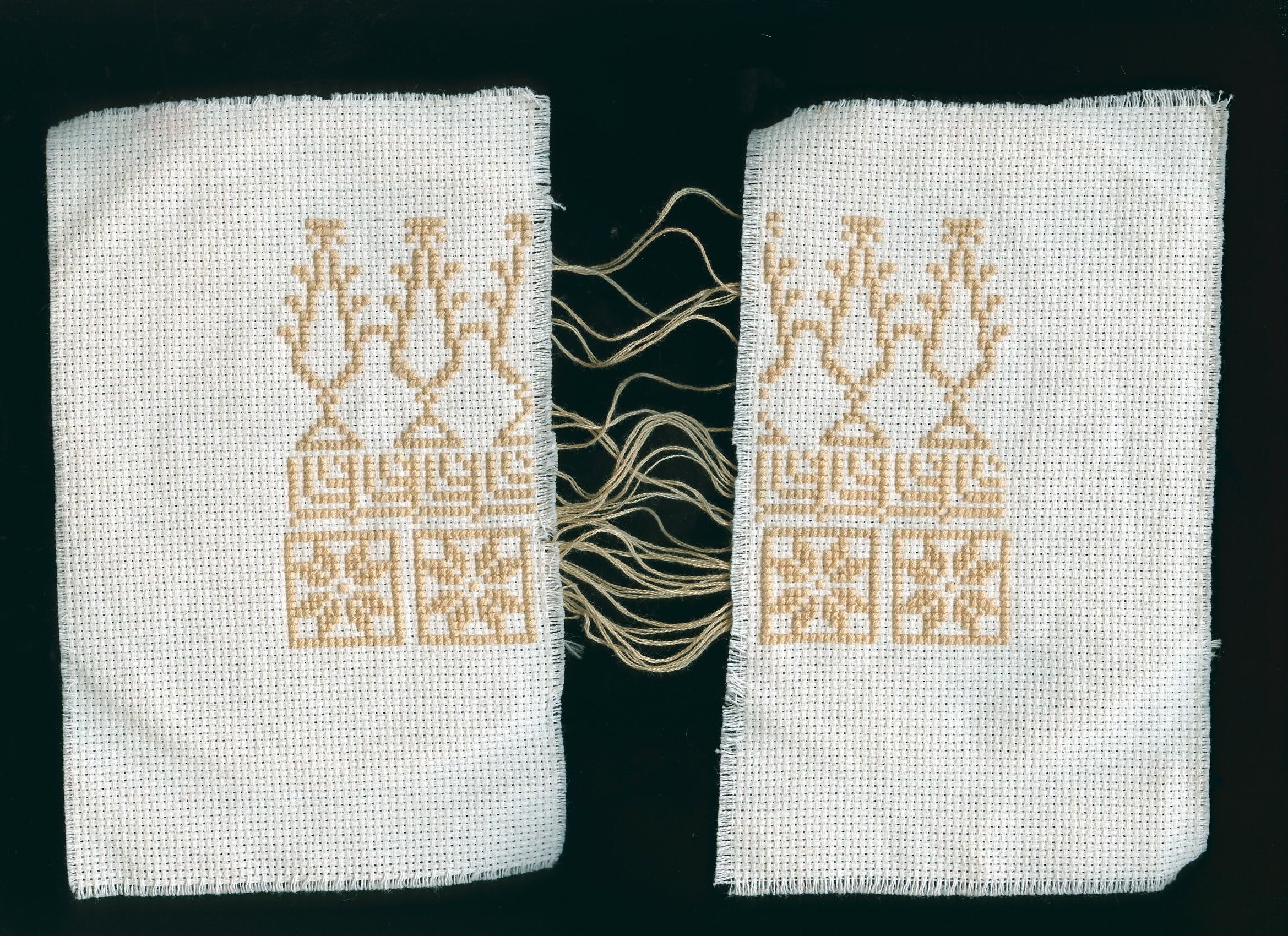 Amnna Attia, Resilience Through Reconnection, 2020, hand embroidered cloth.